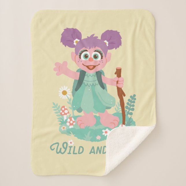 Abby Cadabby | Wild and Free Sherpa Blanket (Front)
