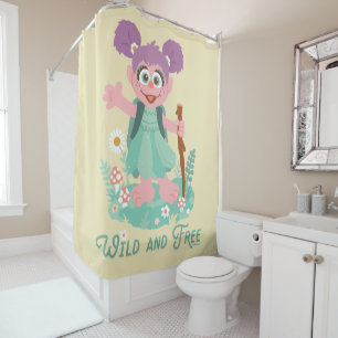 Abby Cadabby Wild and Free Shower Curtain