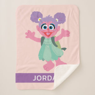 Abby Cadabby Woodland Add Your Name Sherpa Blanket