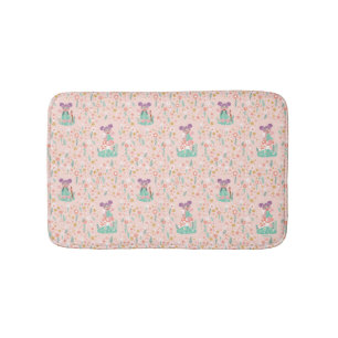 Abby Cadabby   Woodland Flower Pattern Bath Mat