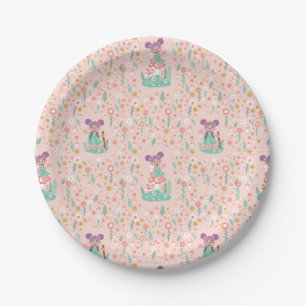 Abby Cadabby   Woodland Flower Pattern Paper Plate