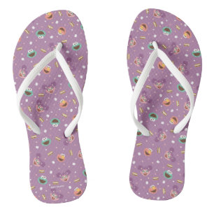 Abby Cadabby Woodland Friends Pattern Flip Flops