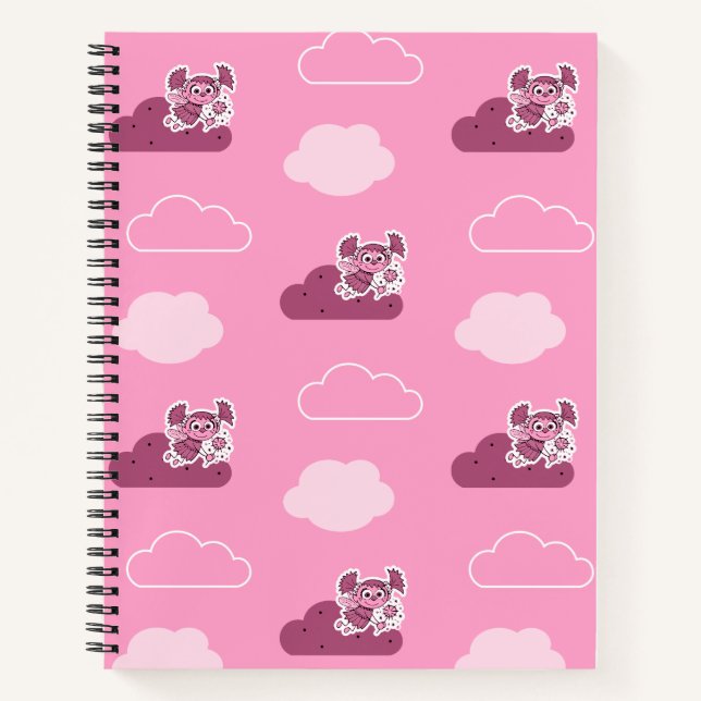Abby Doodley Cloud Pattern Notebook (Front)