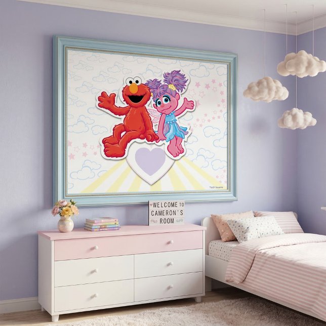 Abby & Elmo Graphic Poster (Creator Uploaded)