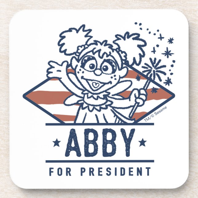Abby For President Coaster (Front)