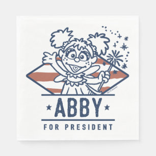 Abby For President Napkin