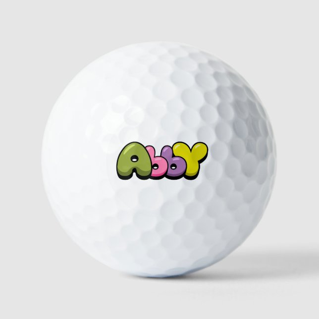 Abby Golf Balls (Front)