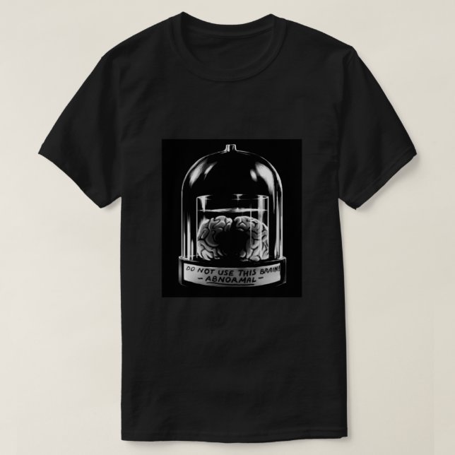 Abby Normal BLACK Poster T-Shirt (Design Front)