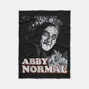 Abby Normal Brain Funny Halloween Fleece Blanket