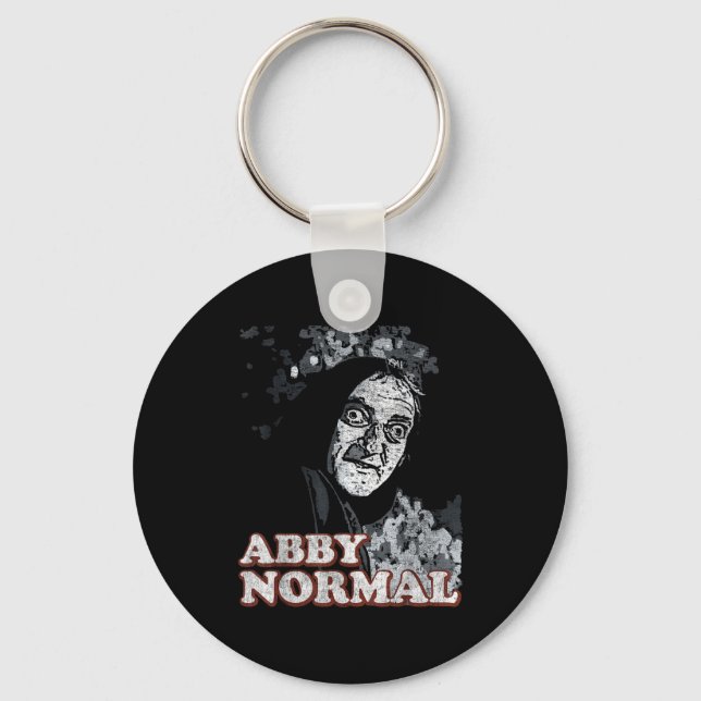 Abby Normal Brain Funny Halloween  Key Ring (Front)