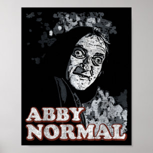 Abby Normal Brain Funny Halloween Poster