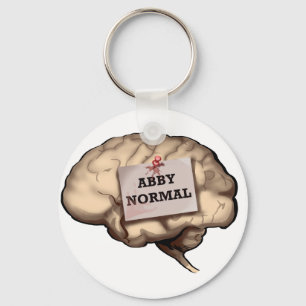 Abby Normal Brain Key Chain