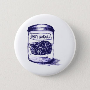 Abby Normal Classic  6 Cm Round Badge