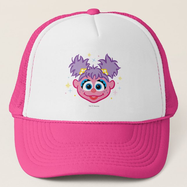 Abby Smiling Face Trucker Hat (Front)