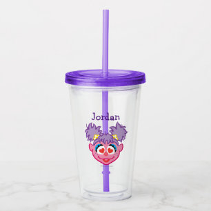 Abby Smiling Face with Heart-Shaped Eyes Acrylic Tumbler