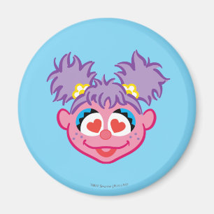 Abby Smiling Face with Heart-Shaped Eyes Magnet