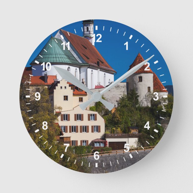 Abby the Lech River Round Clock (Front)