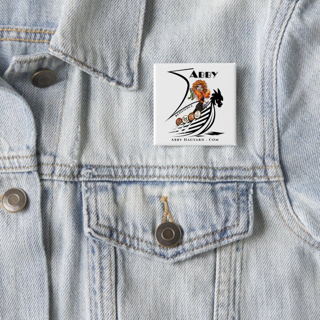 Abby World "Resilience" Collectible Button (In Situ)
