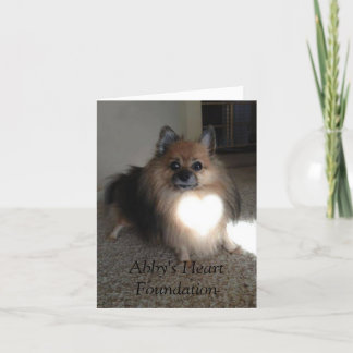 Abby's Heart Foundation Thank You Cards