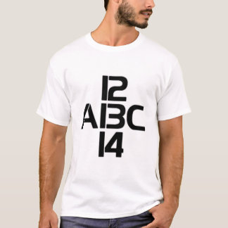 ABC 12 13 14 T-Shirt