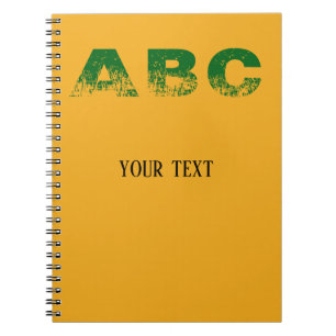 ABC alphabet Notebook
