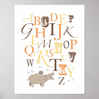 ABC Alphabet Nursery Print
