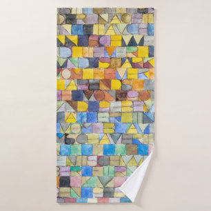 ABC (Alphabet), Paul Klee Bath Towel
