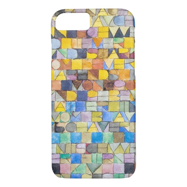 ABC (Alphabet), Paul Klee Case-Mate iPhone Case (Back)