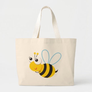 ABC Animals Betty Bee Large Tote Bag