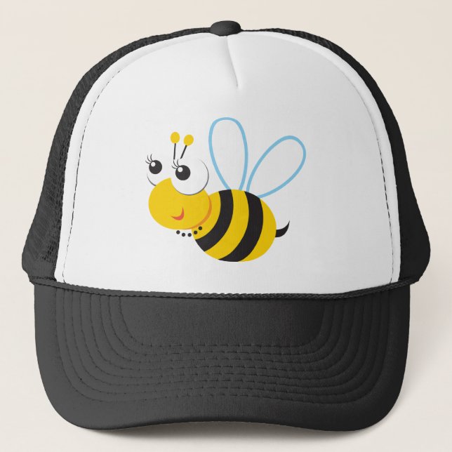 ABC Animals Betty Bee Trucker Hat (Front)