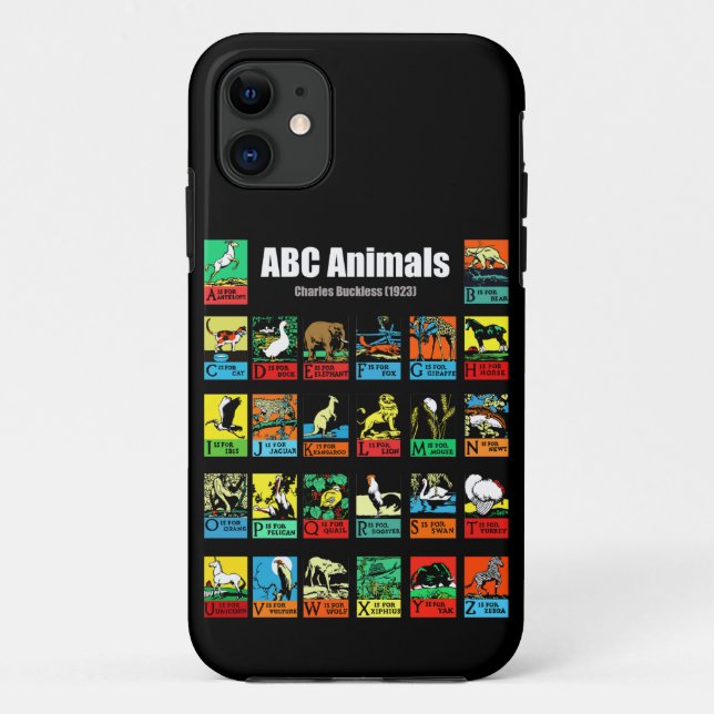 ABC Animals, Charles Buckles (1923) Case-Mate iPhone Case (Back)
