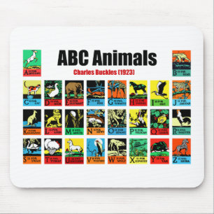 ABC Animals , Charles Buckles (1923) Mouse Mat