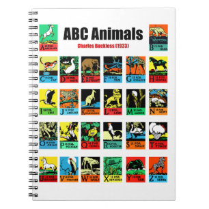 ABC Animals, Charles Buckles (1923) Notebook
