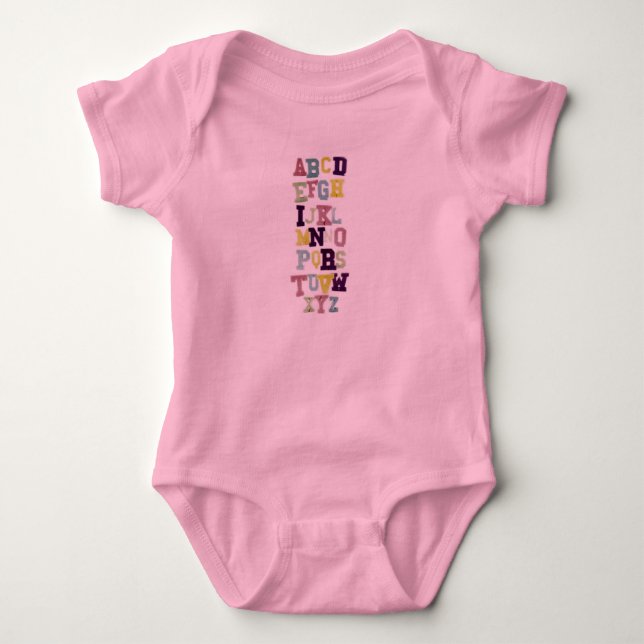 abc baby bodysuit (Front)