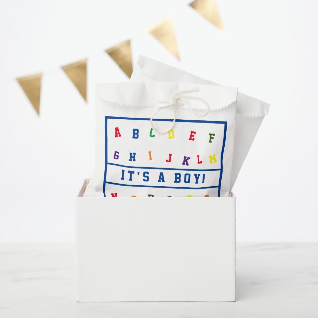 ABC Baby Shower Favour Bags (Party)