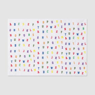 ABC Baby Shower Tissue Paper
