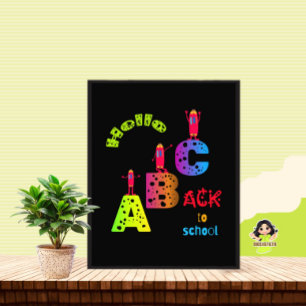 ABC Back to school Photo Print