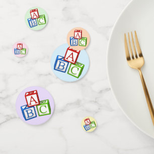 ABC Blocks Confetti