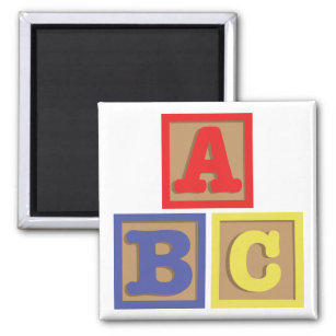 ABC Blocks Magnet
