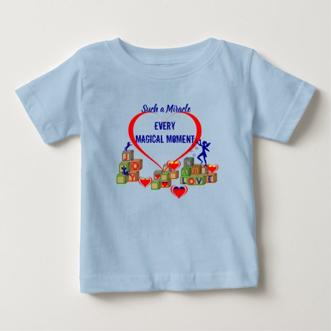 ABC Blocks -  Miracle Baby T-Shirt (Front)