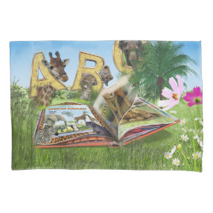 ABC Capital Alphabet themes. Pillowcase