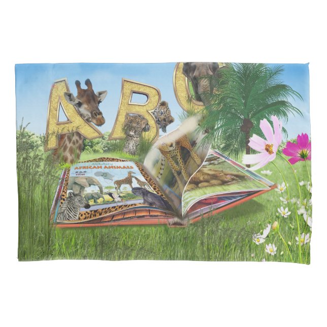 ABC Capital Alphabet themes. Pillowcase (Front)