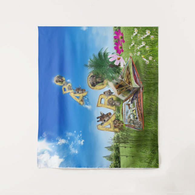 ABC Capital Alphabet themes. Tapestry (Front)