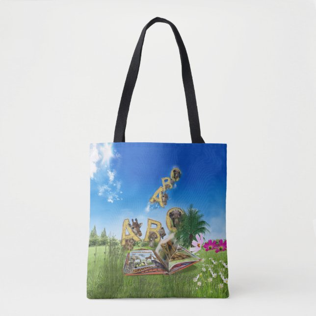 ABC Capital Alphabet themes. Tote Bag (Front)