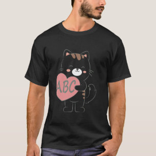 ABC Cat with Heart T-Shirt