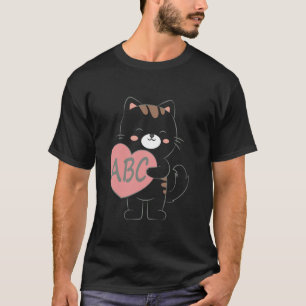 ABC Cat with Heart T-Shirt