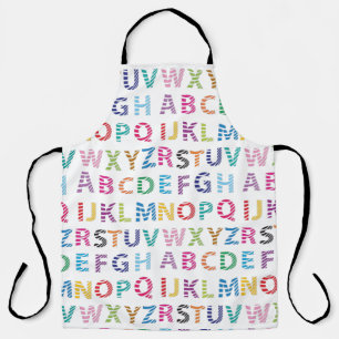 ABC Colourful Cutes Nursery Alphabet. Apron