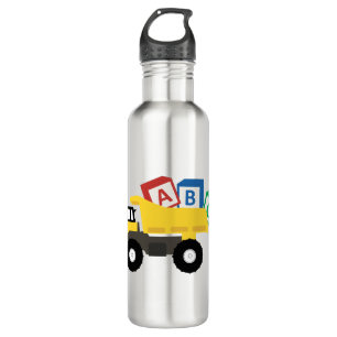 ABC Dump Truck Construction Trucks 710 Ml Water Bottle