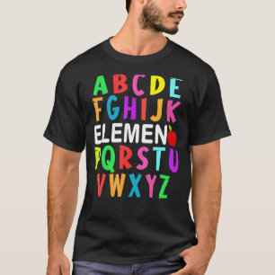 ABC Elemeno Kindergarten Teacher Cute Back to Sc T-Shirt