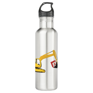ABC Excavator Construction Truck 710 Ml Water Bottle